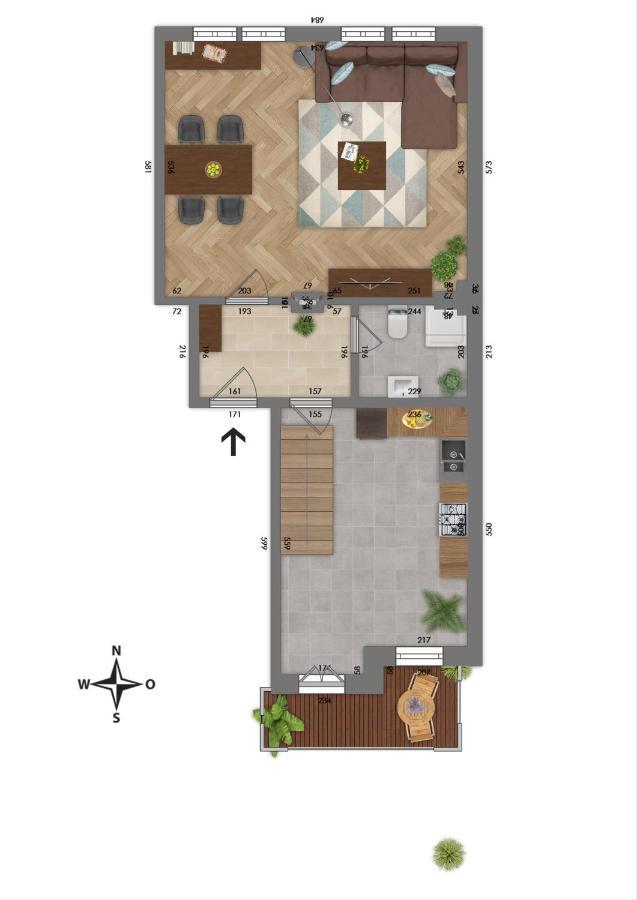 Neustadt-Aussicht - Grosse Wohnung Mit Balkon Dresda Esterno foto